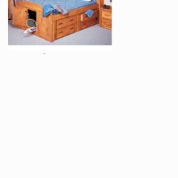 Full Size Storage Bed