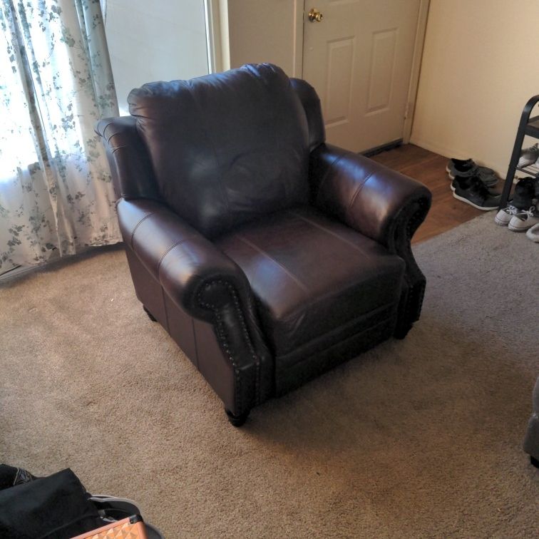 Leather Recliner Chair