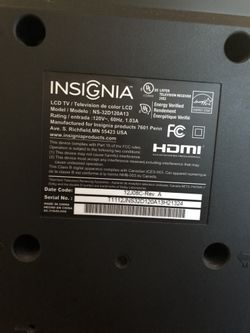 28” insignia flat screen
