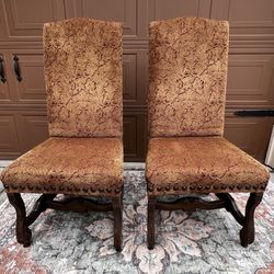 Potter Barn High Back Chairs