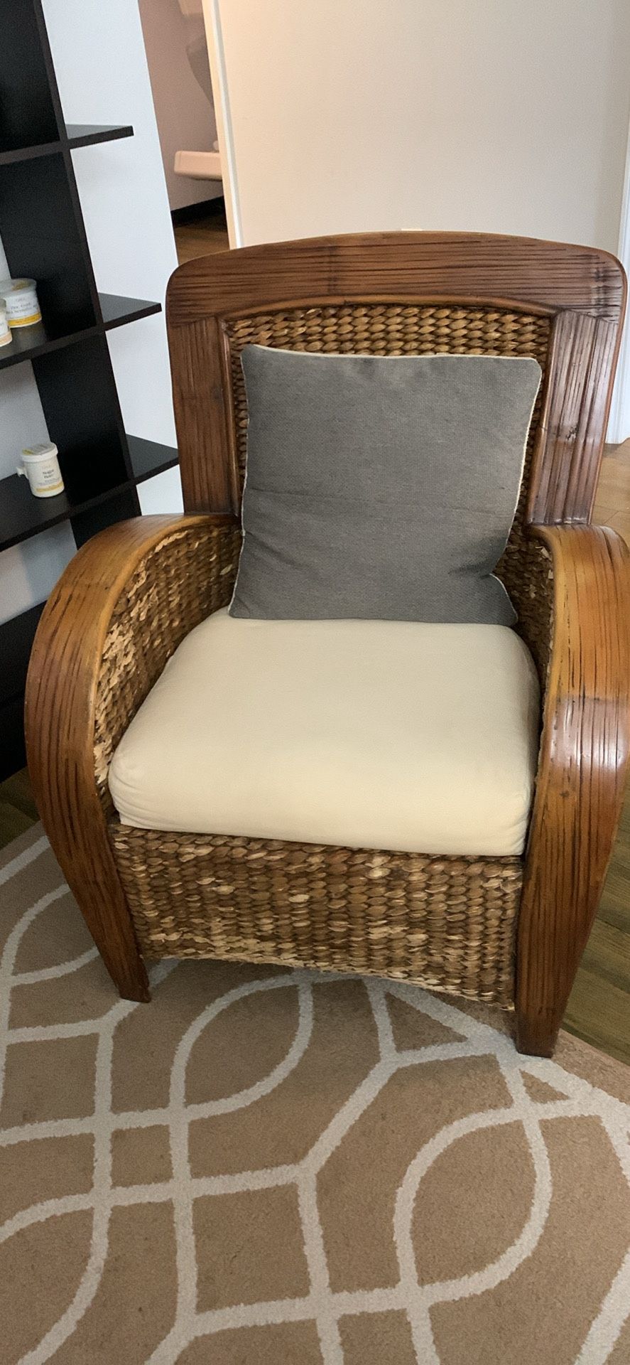 Single Seagrass Armchair early 1900's style quite comfortable