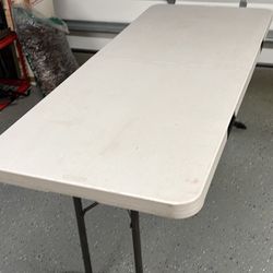 Folding Table 6ft White