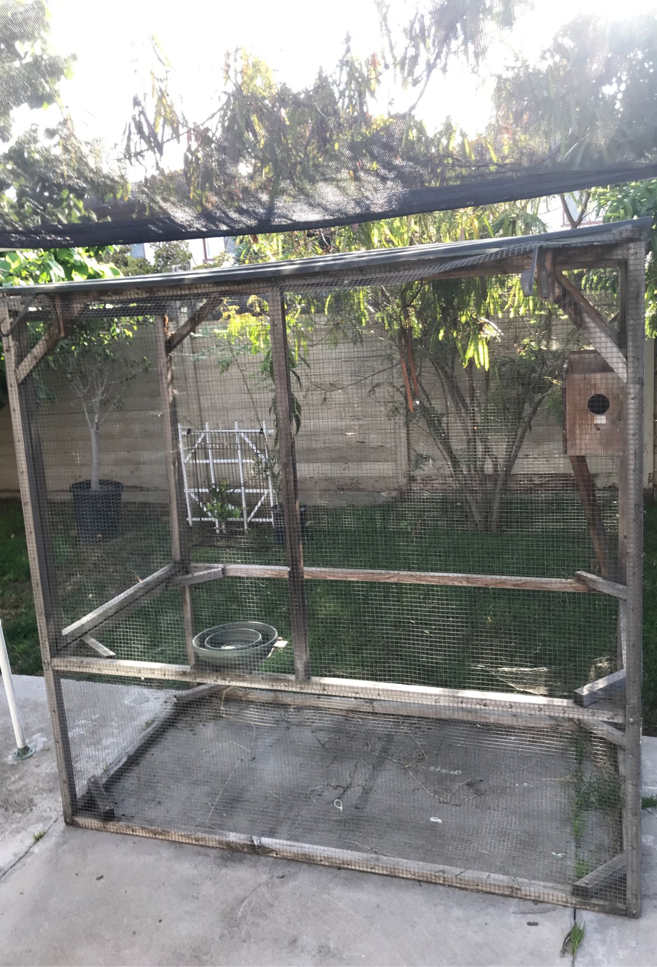 Bird cage 6 ft by 7 ft