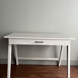Light gray wooden desk