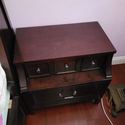 Solid Wood Nightstand