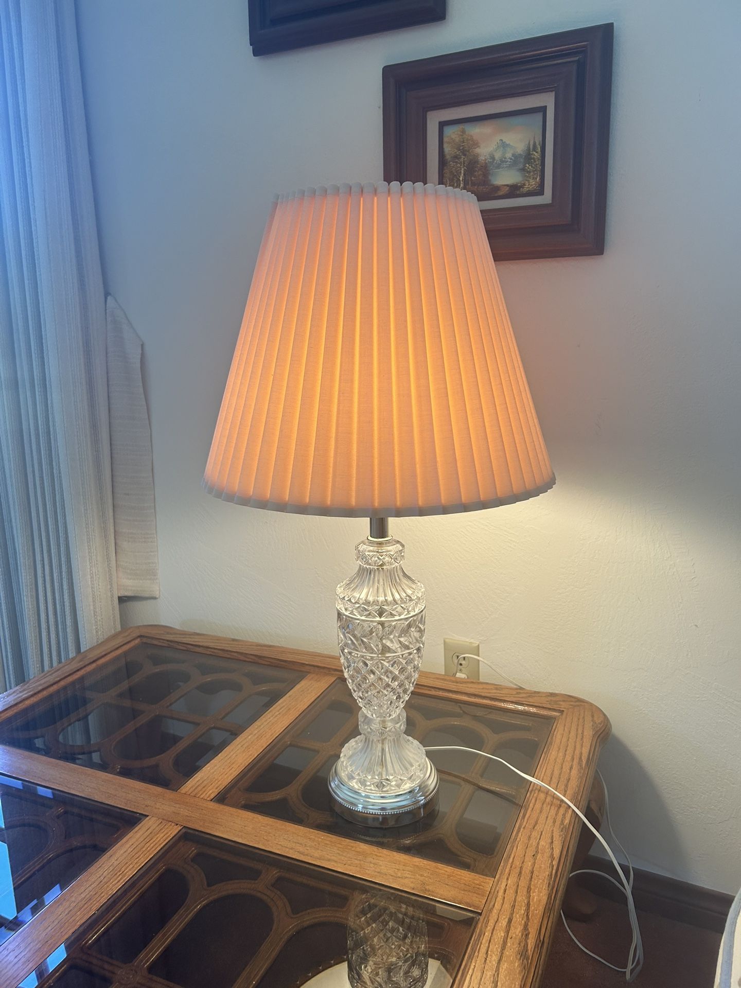 Cut Crystal Lamp
