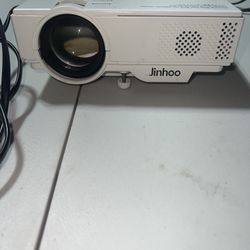 Jinhoo M10 White Full HD 1080P Portable USB /HDMI/VGA Mini Projector