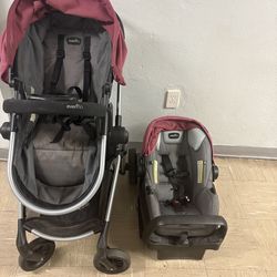 Stroller with a good push