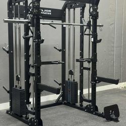 BRAND NEW SQUAT RACK SMITH MACHINE POWER RACK + WEIGHTS + DELIVERY 