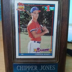 Chipper Jones #1 DRAFT PICK ROOKIE #333