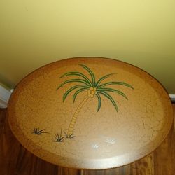 Palm Tree Table/ Magazine Rack