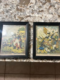 Antique pictures  and frame
