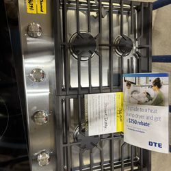 Gas Cooktop 30” stainless steel