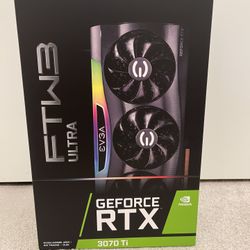 Brand new EVGA FTW3 Ultra 3070TI 8G LHR