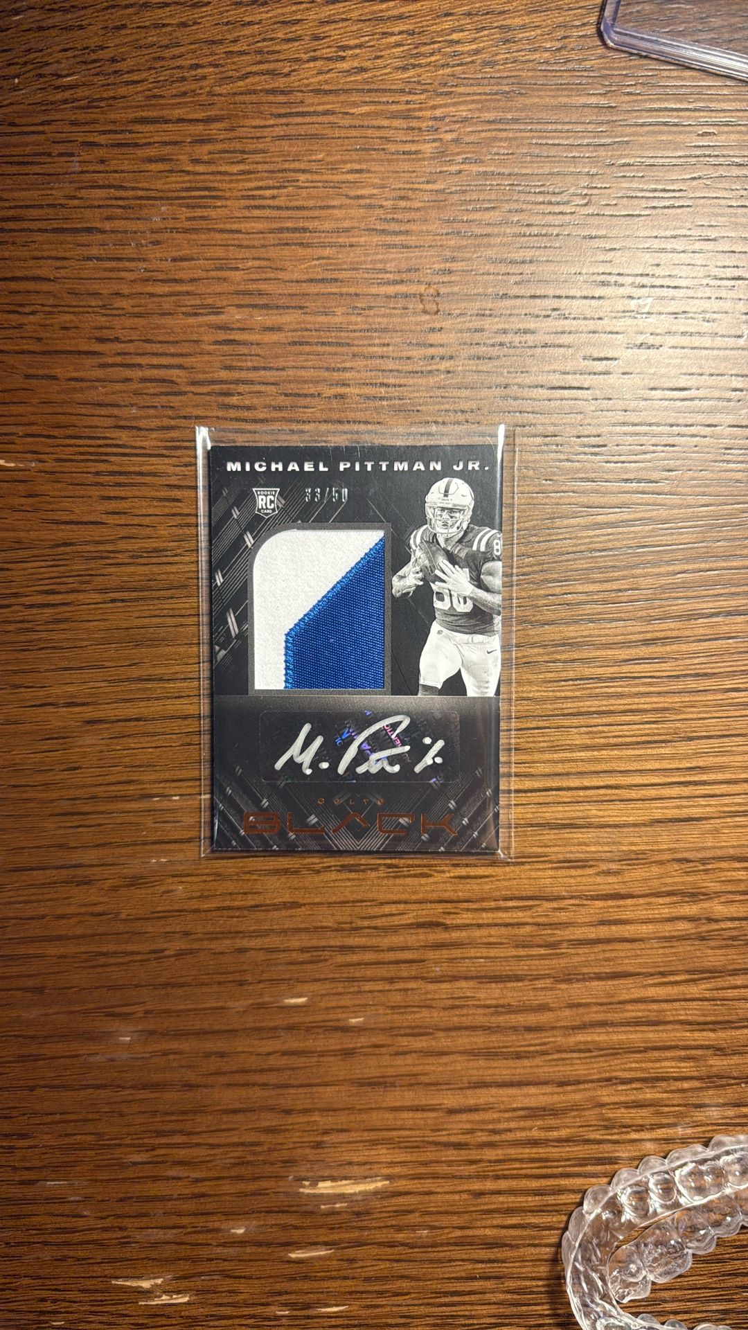 MICHAEL PITTMAN JR. RPA BLACK /50