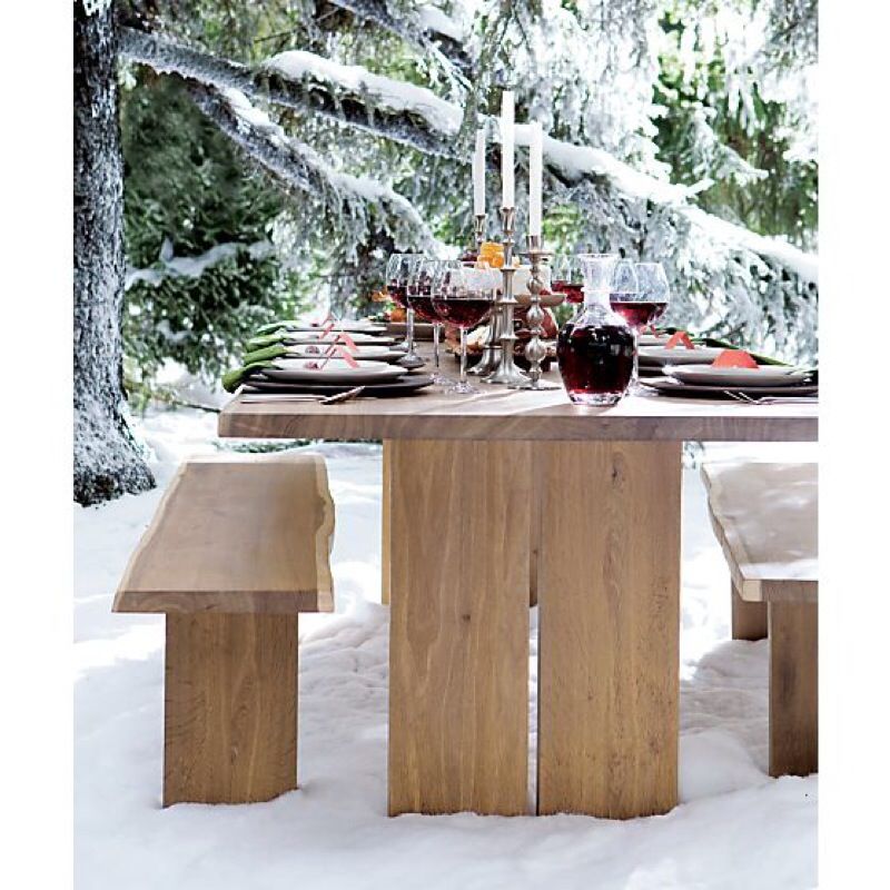 Crate and Barrel 51" Dakota Dining Bench