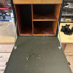 U.S. WWII 1942 Dated Army Officer Folding Field Desk