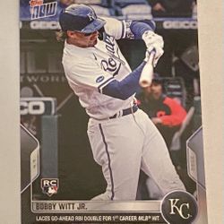 2022 Topps Now Bobby Witt Jr. Rookie - Kansas City Royals  