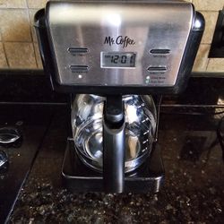 Mr. Coffee Traditional  12 Cup Coffee Maker with Strong Brew Option Black & Stainless Steel