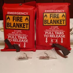 #007... Two Fire Suppression Blankets