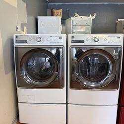 Beautiful Set Front Load Washer And Gas Dryer Kenmore 