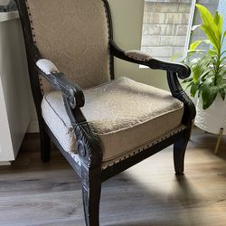 Upholstered Arm Chairs (2) 