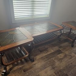 Coffee Table &  2 End Tables