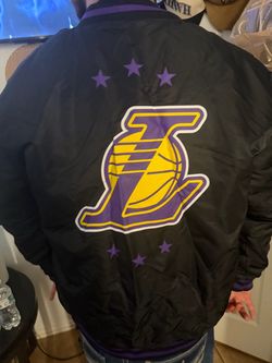 LA Lakers Satin Bomber Jacket