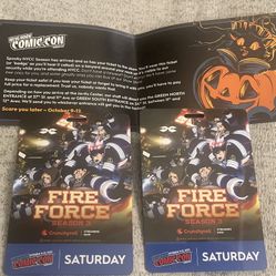 NYCC 2025 New York Comic Con 2025 Tickets x 2 - SATURDAY