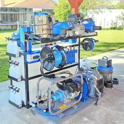 Carwash Equipment mobile,Detailing set up complete! Equipo De car wash