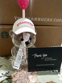Starbucks Pink Bearista cup