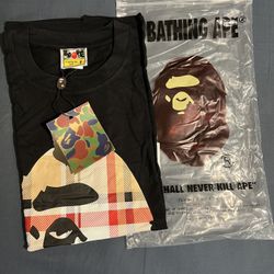 Black Burberry BAPE Shirt
