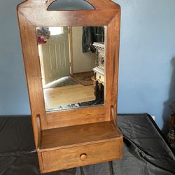 Mirrored Hanging Shelf