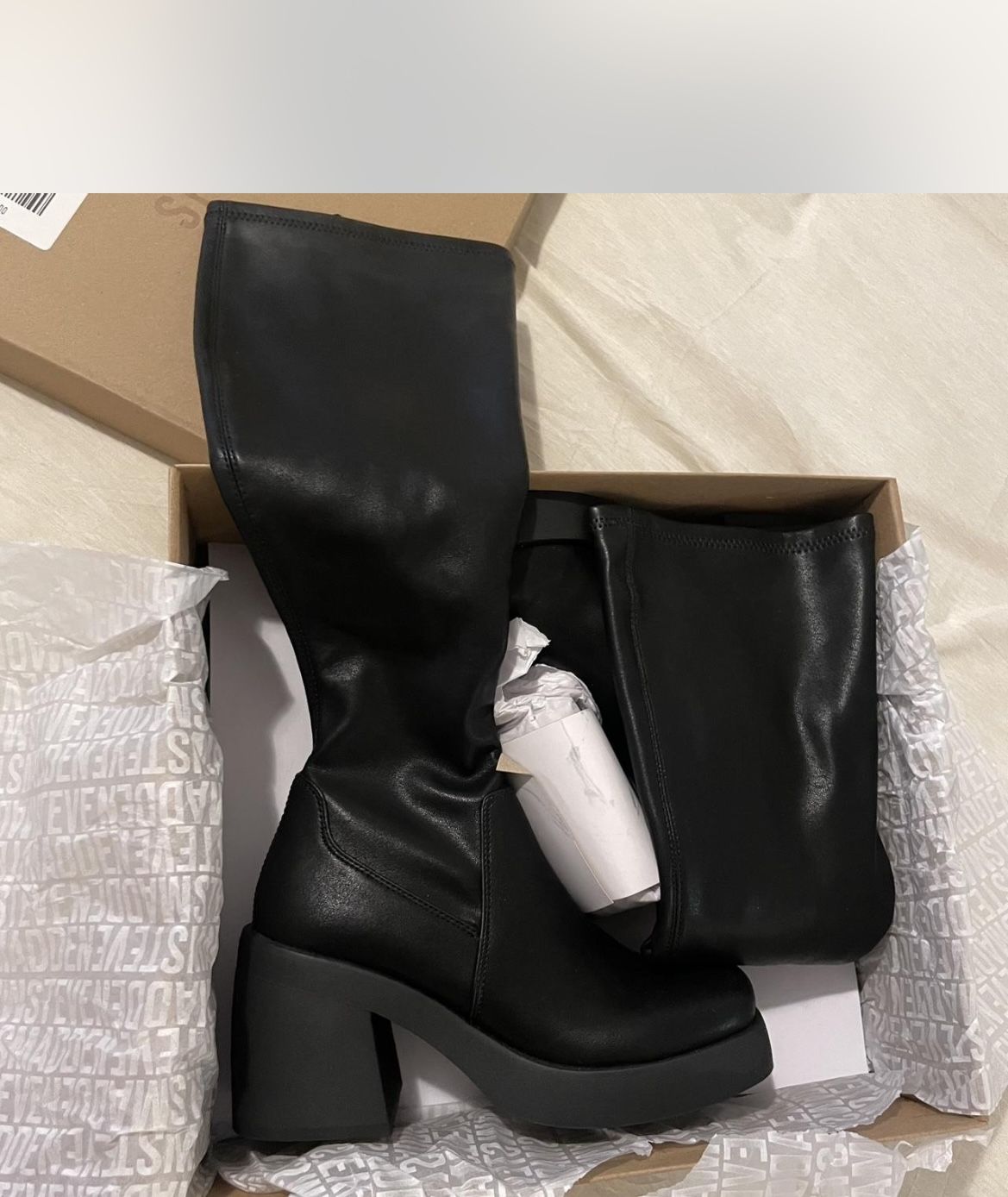Steve Madden Black Boots 