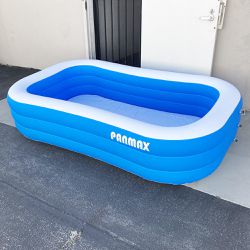 $25 (New) Inflatable Pool for Kids, 95x56x22” Swimming Pool for Outdoor, Garden, Backyard, Summer Water Party 