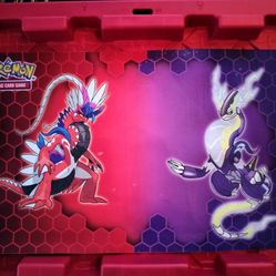 Ultra Pro Pokemon TCG Koraidon & Miraidon Playmat or Oversize Mouse Pad  ( Brown Shelf )