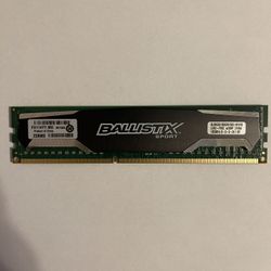 Crucial Ballistix Sport 4GB 240-Pin DDR3 SDRAM DDR3 1600 (PC3 12800) Desktop Memory