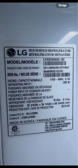 LG refrigerator
