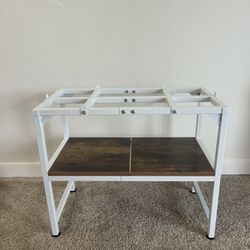 10-20 Gallon metal Aquarium Fish Tank Stand white