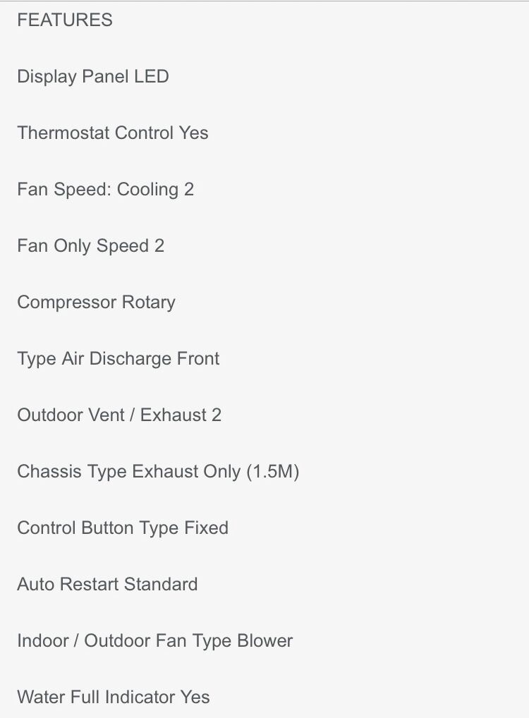 LG Portable Air Conditioning Unit Model No. LP0814WNR for Sale in