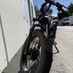 PHJU Peak 5000W Dual Motors Electric Bike for Adults, 60V 20Ah 24" Fat Tire Fast Ebike,MAX 45 mph up to 100 Miles Full Suspension Hydraulic Disc Brake