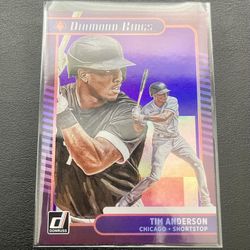2021 Tim Anderson Diamond Kings Holo Insert, MLB Donruss 