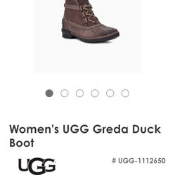 Ugg Women's Waterproof Boots Size 8