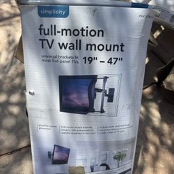 Full Motion TV Wall Mount 19-47”