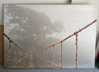 Wall Art Jungle Journey  IKEA bridge extra large