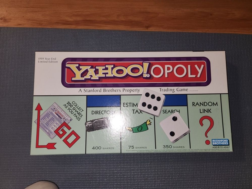 Yahoo!opoly - rare board game