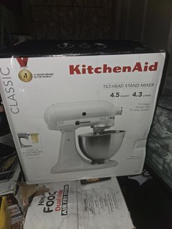 Kitchen Aid Stand Mixer 4,5 Quart White