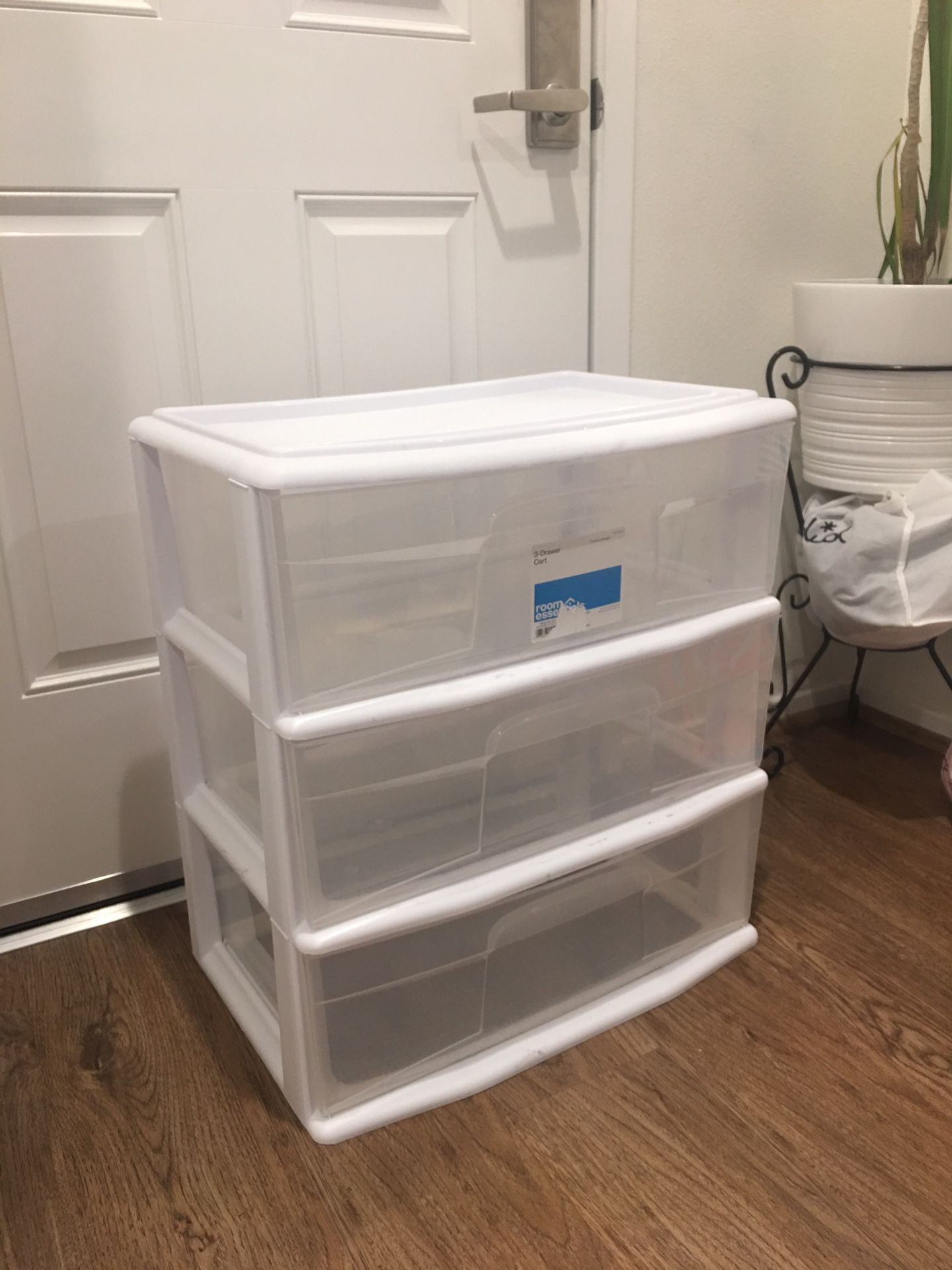 Plastic 3 drawer storage