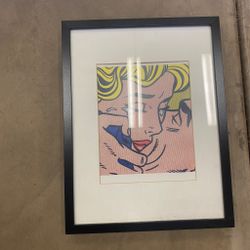   Roy Lichtenstein Print Set (Crying Girl(1963), Drowning girl(1963), In The Car1963 