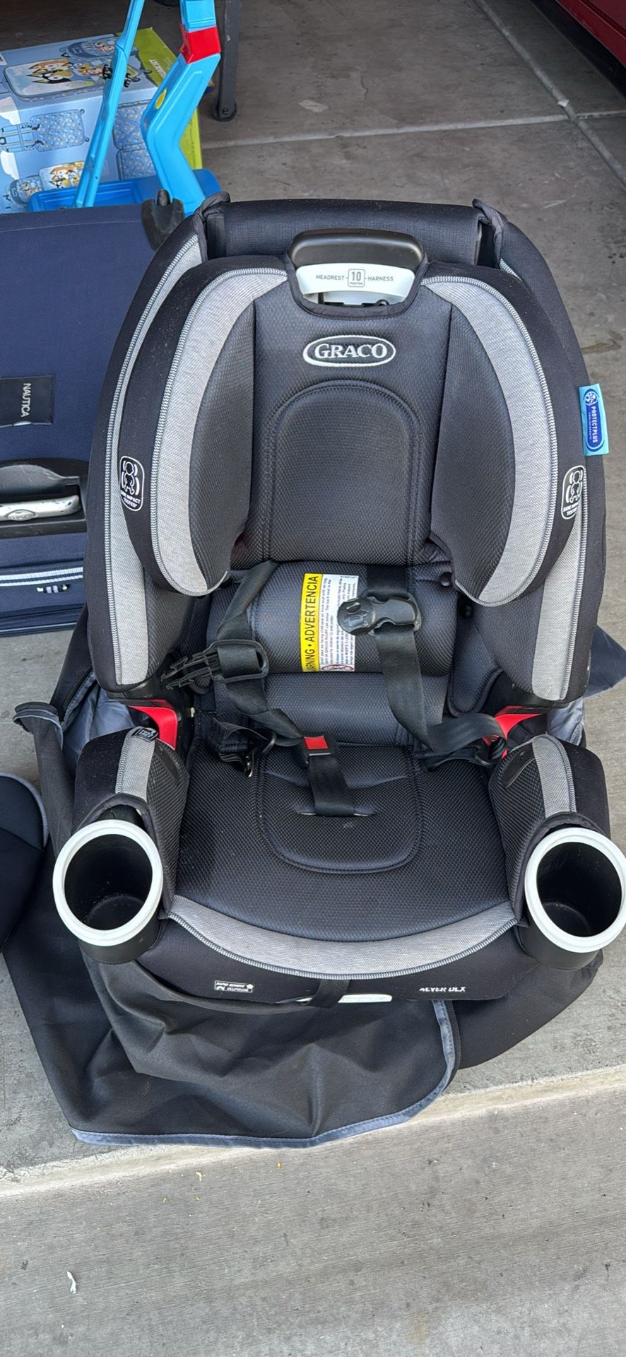 Graco 4Ever DLX 4-in-1 Car Seat, Grey, Infant to Toddler Car Seat
